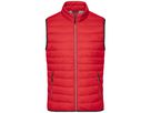 JN Men's Down Vest JN1138 red/silver, Größe 3XL
