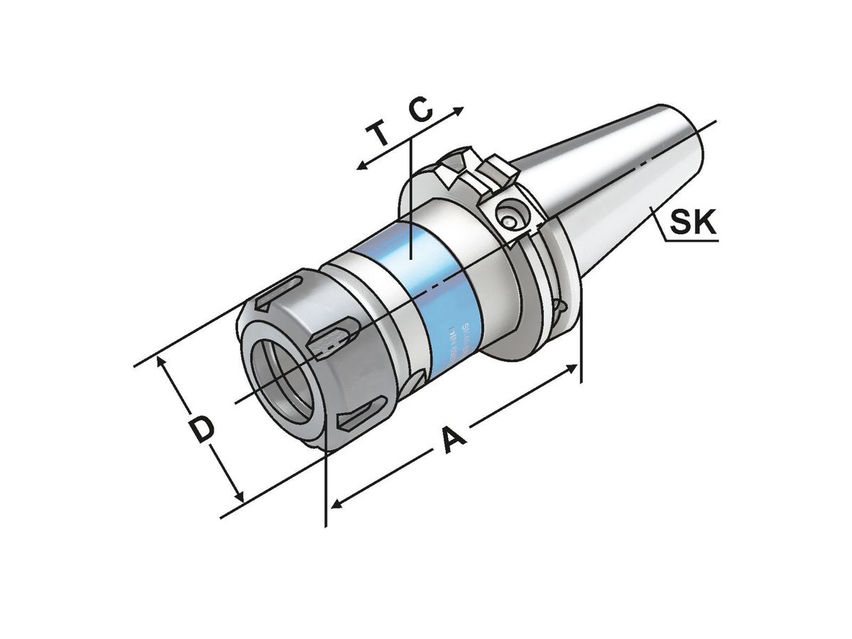 KEMMLER Gewindeschneidfutter Synchro