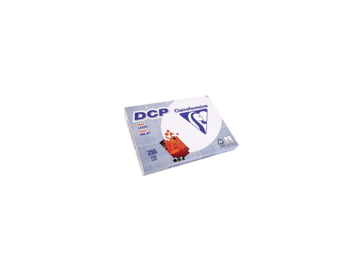 Clairefontaine Farblaserpapier DCP 1857 DIN A4 250g ws 125 Bl./Pack.