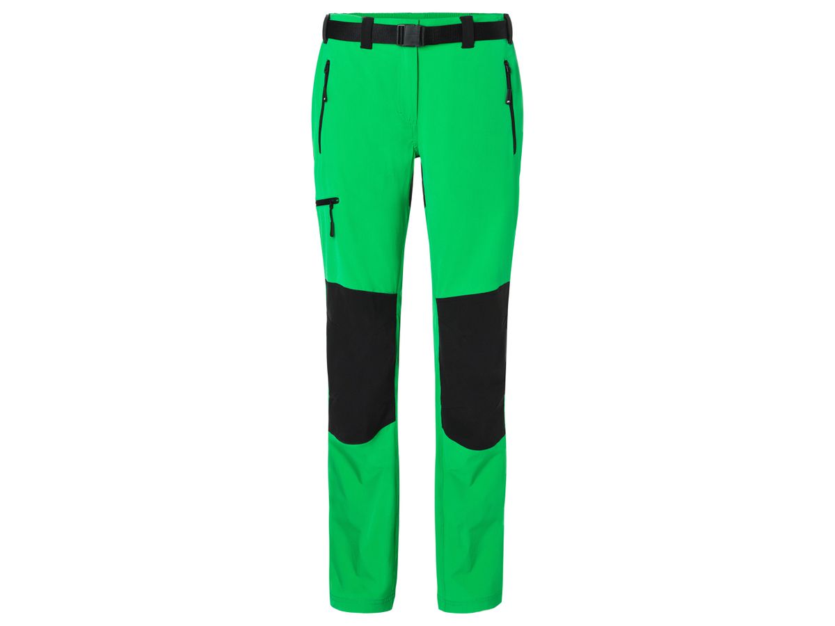 JN Ladies' Trekking Pants JN1205 fern-green/black, Größe XXL