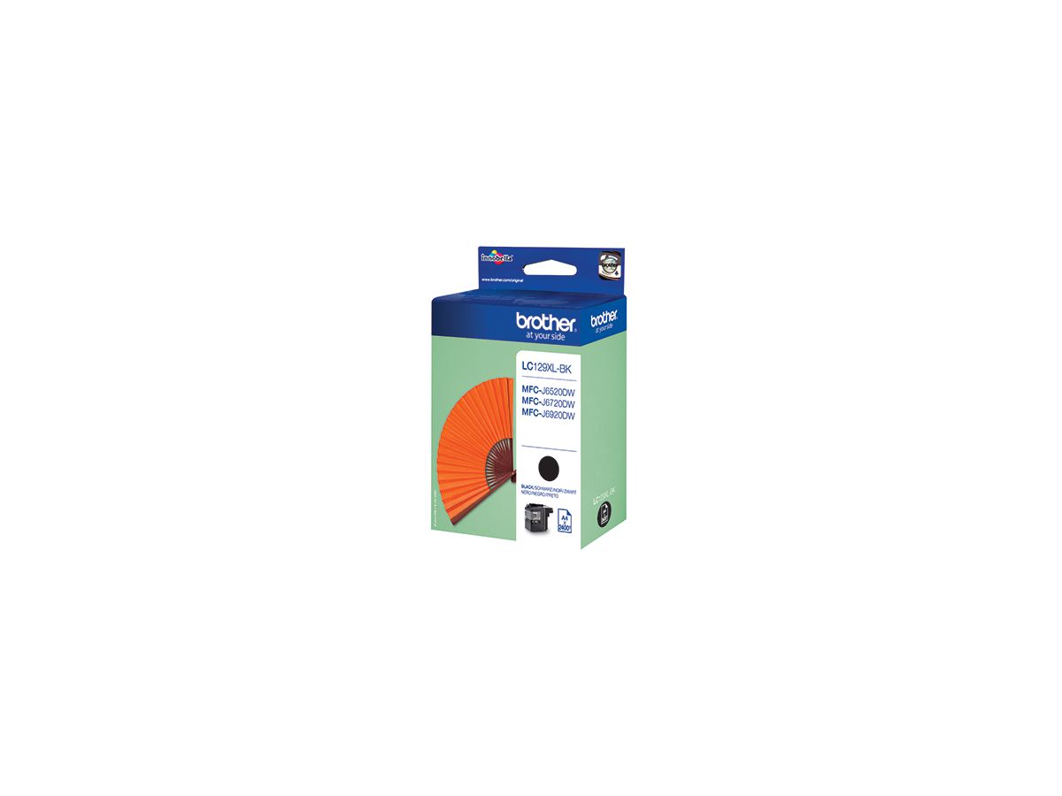 Brother Tintenpatrone LC129XLBK 2.400Seiten schwarz
