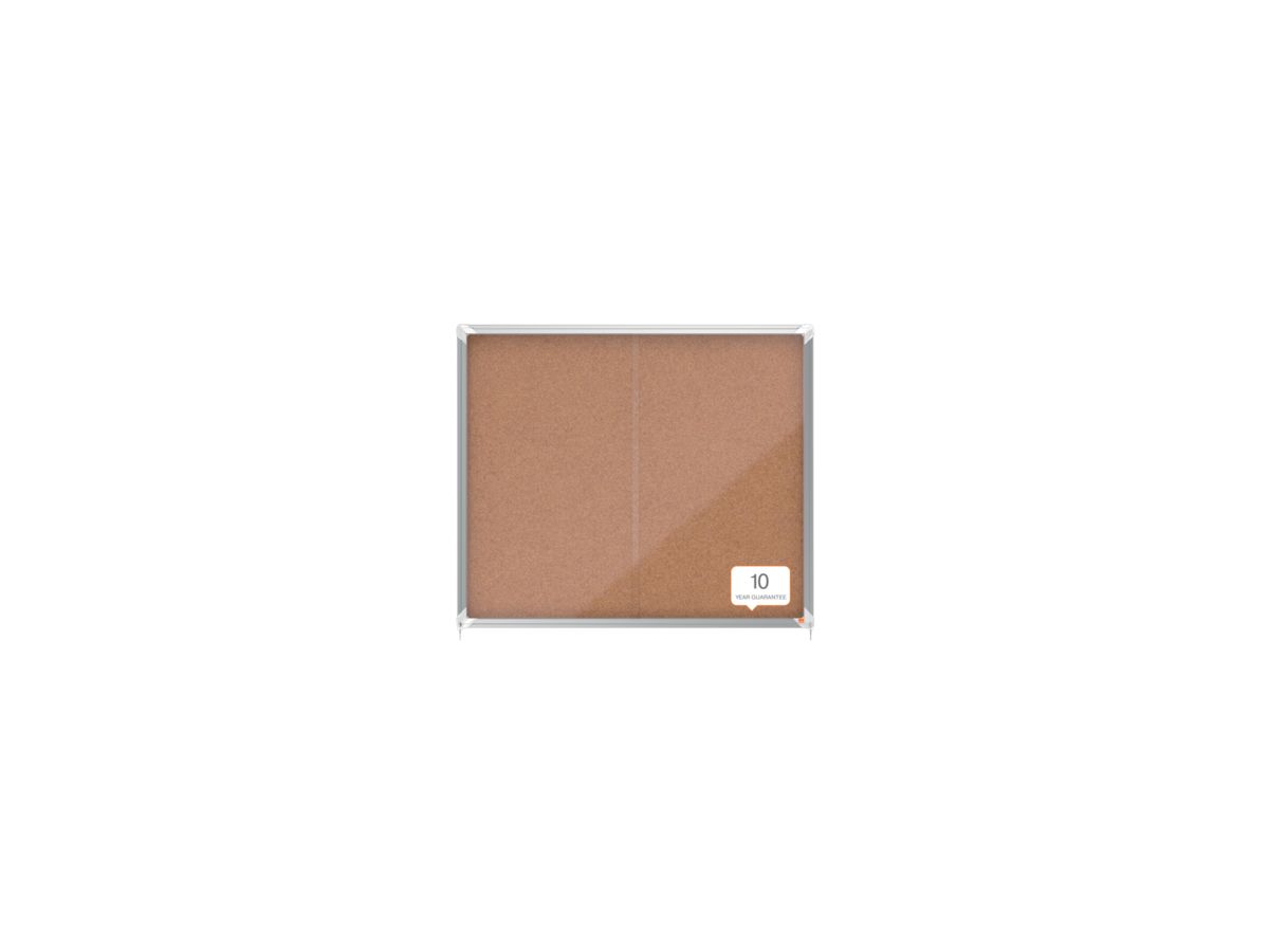 Nobo Schaukasten Premium Plus 1915332 Innen Schiebetür 15xA4