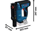 BOSCH Akku-Holztacker GTH 18V-14 solo, in L-Boxx