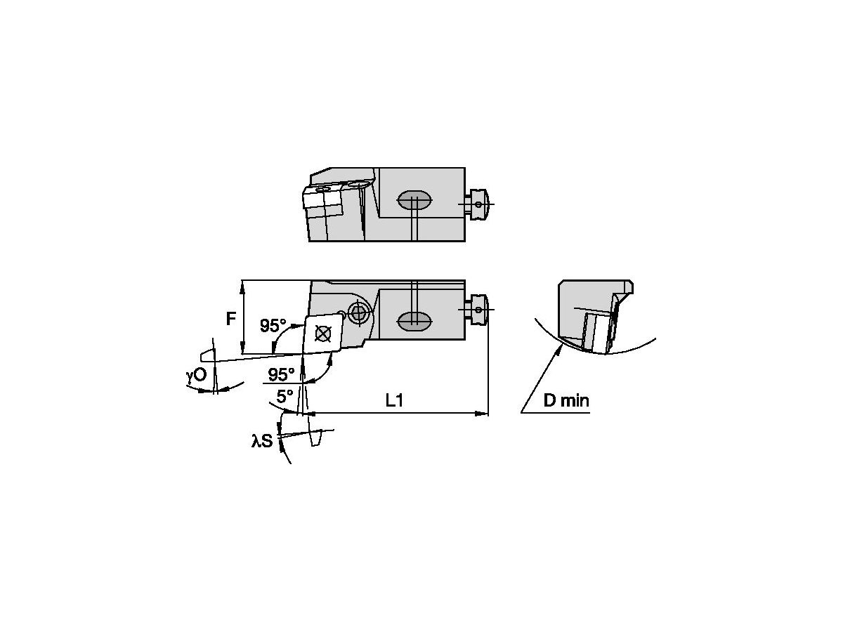 KENNAMETAL PCLNR12CA12 P KURZKLEMMHALTER