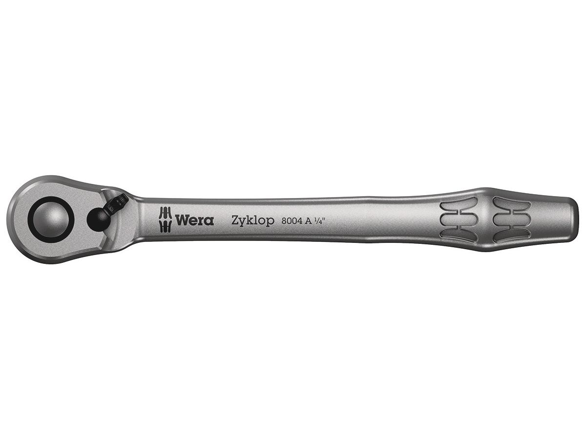 Omschakelbare ratel ZYKLOP metal switch 1/4" Wera