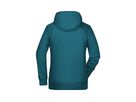 JN Ladies' Hoody 8023 petrol-melange, Größe M