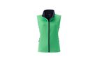 JN Ladies' Promo Softshell Vest JN1127 green/navy, Größe XXL