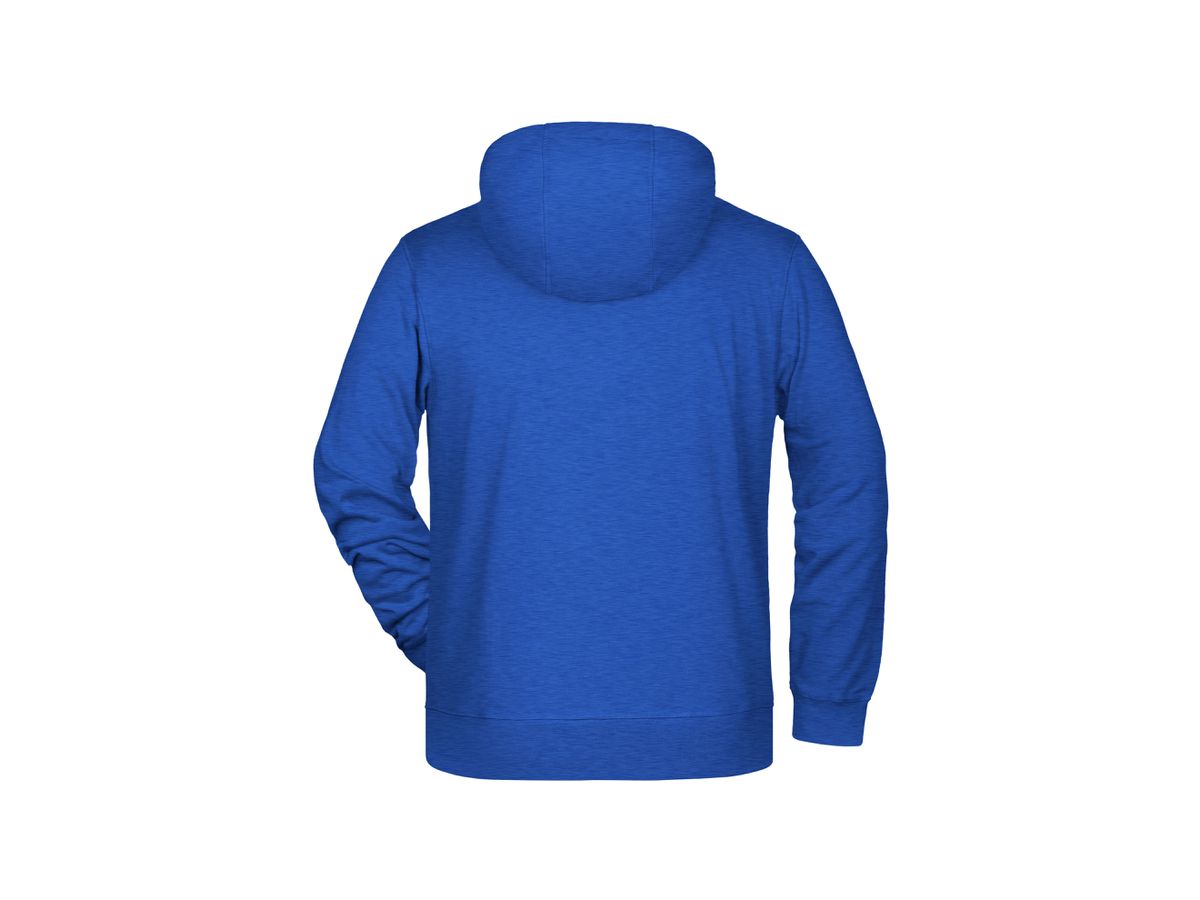 JN Men's Zip Hoody 8026 royal-heather, Größe XXL