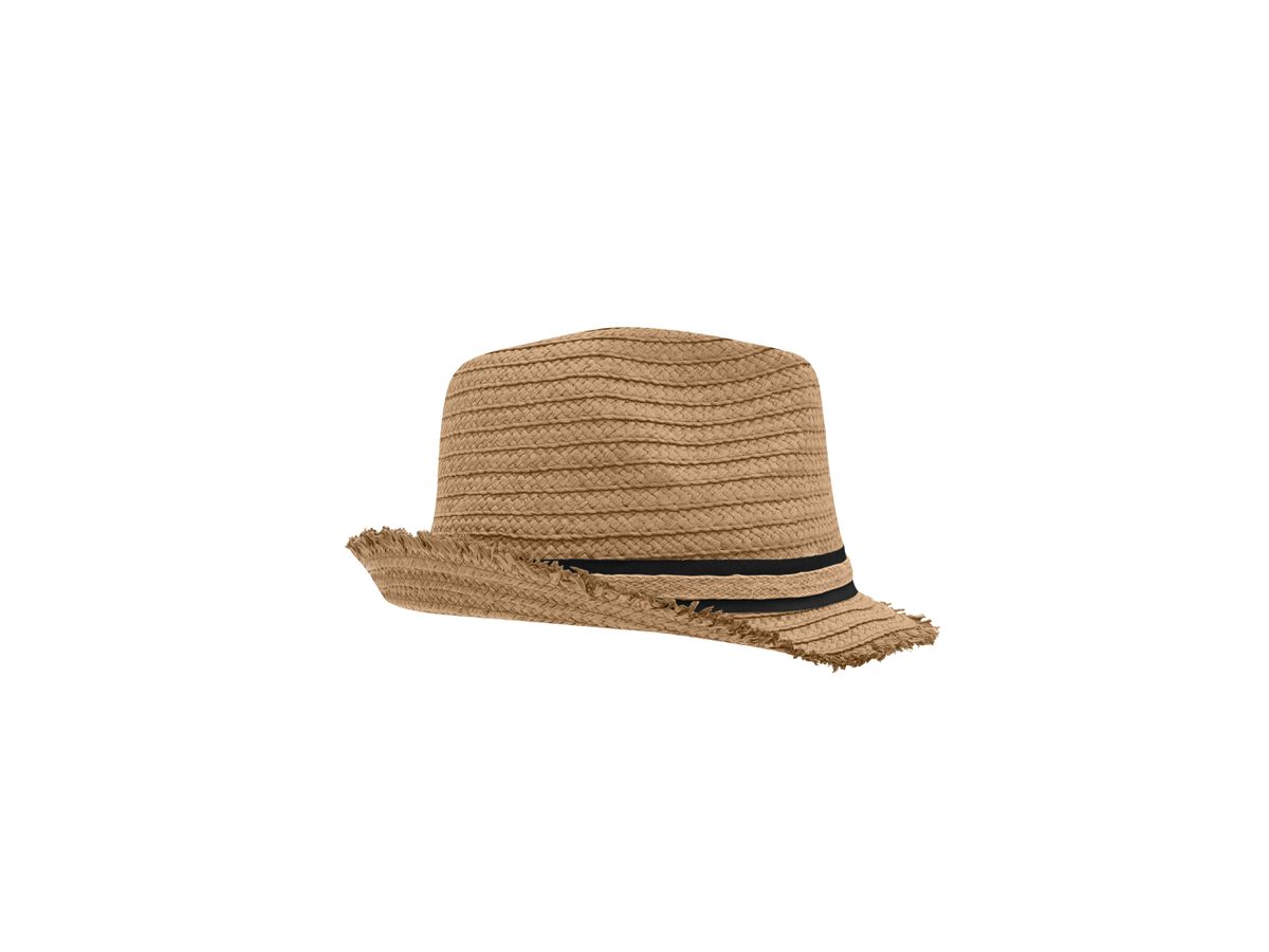 mb Trendy Summer Hat MB6703 caramel/black, Größe L/XL