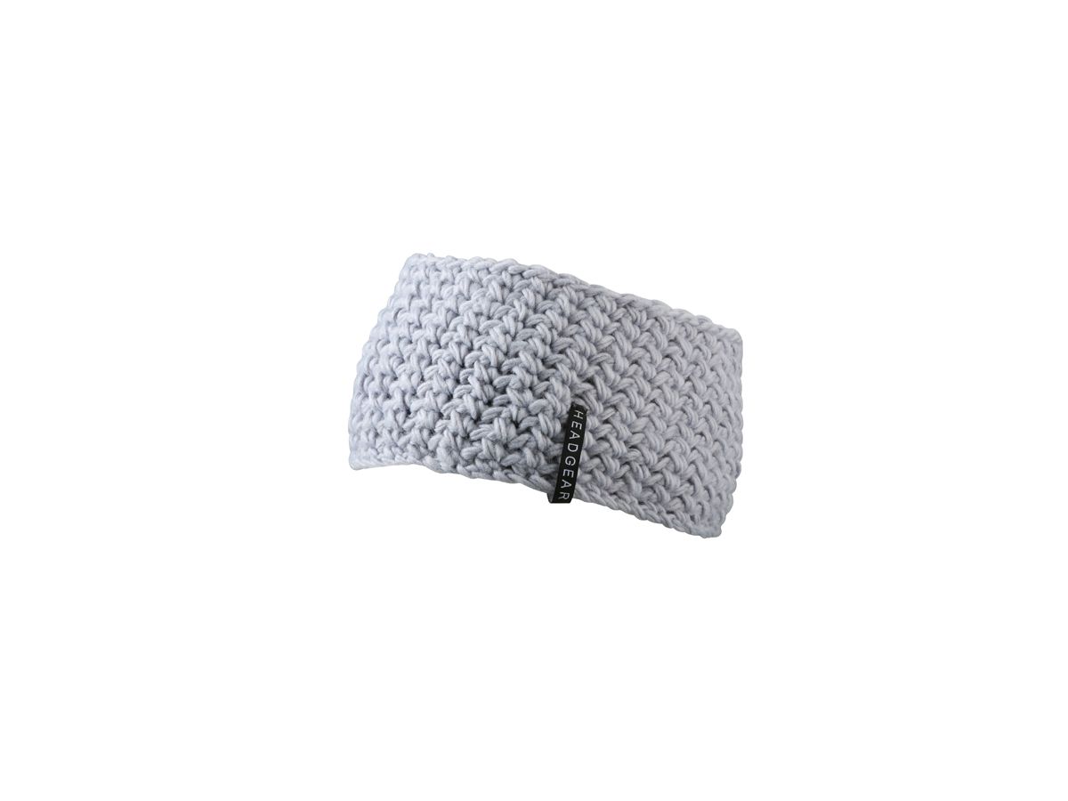 mb Crocheted Headband MB7947 100%PAC, silver, Größe one size