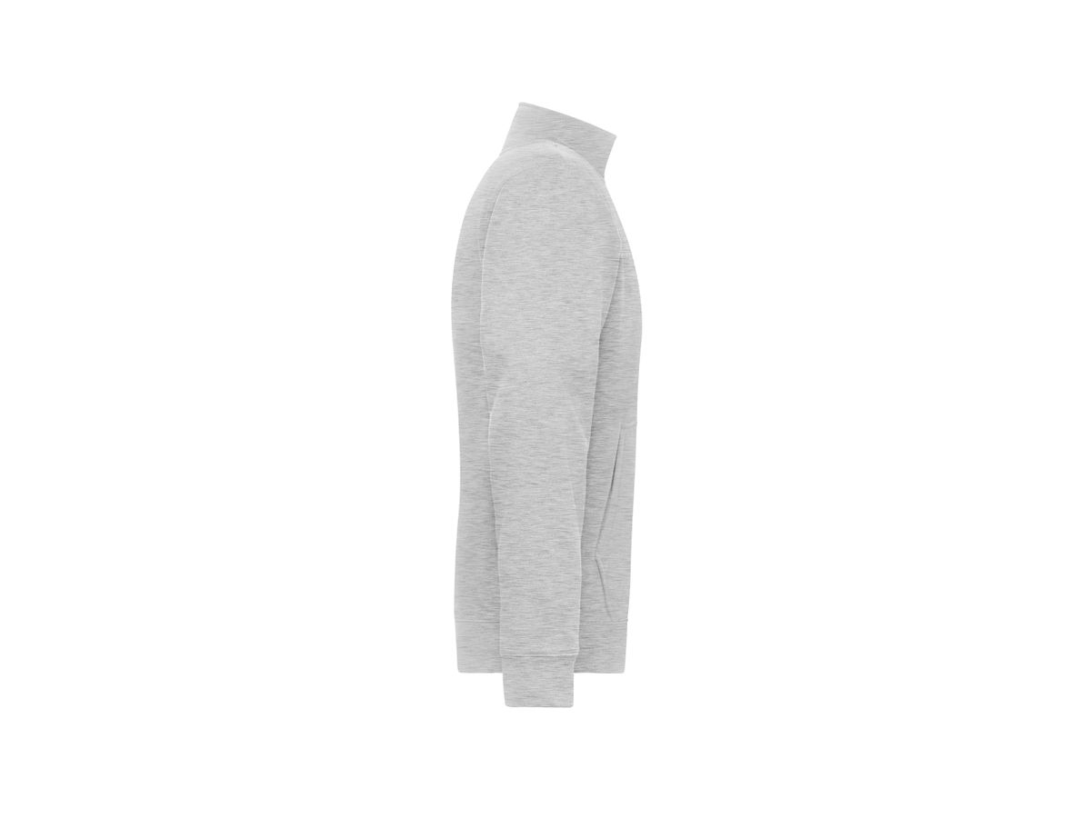 JN Herren Doubleface Jacke JN1810 grey-heather, Größe XS