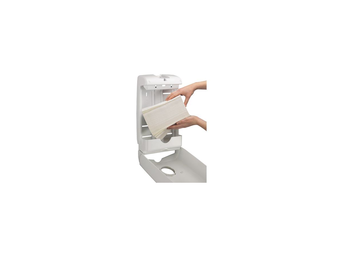 AQUARIUS Handtuchspender Slimfold U7024 weiß