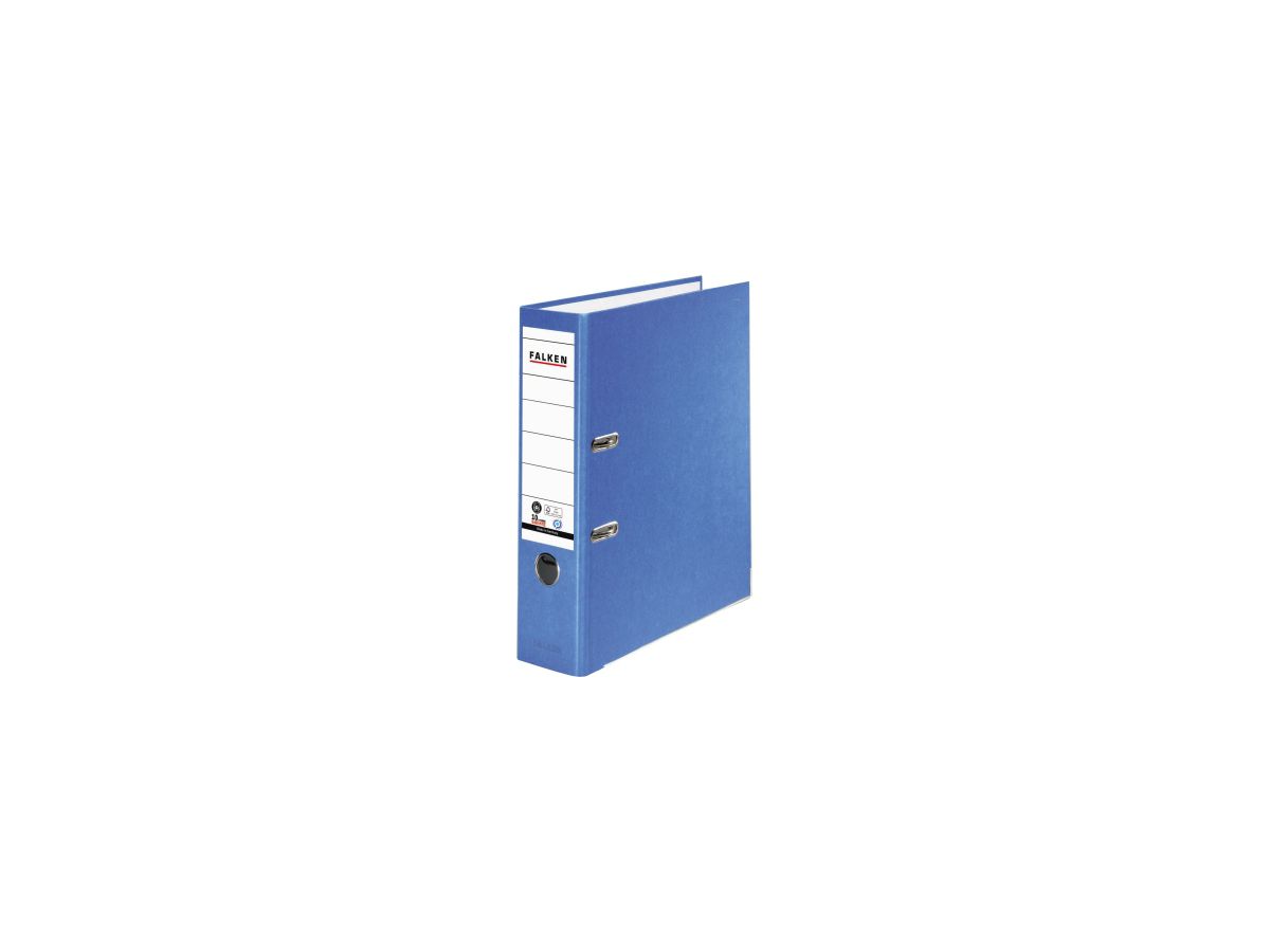 Falken Ordner Recycolor 11285673 DIN A4 80mm Papier blau
