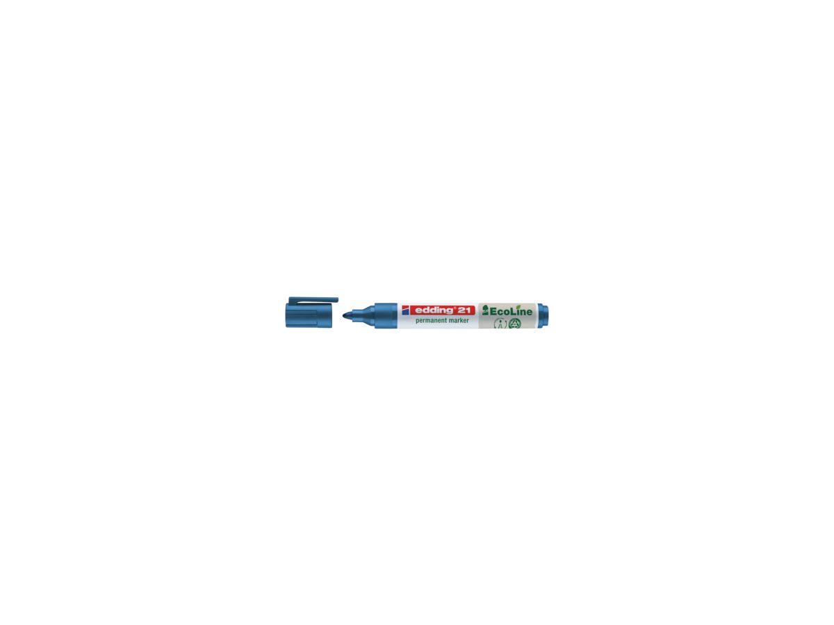 edding Permanentmarker 21 EcoLine 4-21003 1,5-3mm Rundspitze blau