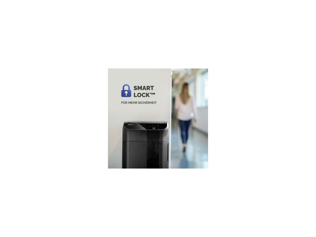 Fellowes Aktenvernichter AutoMax 550c 4963101 Partikelschnitt sw