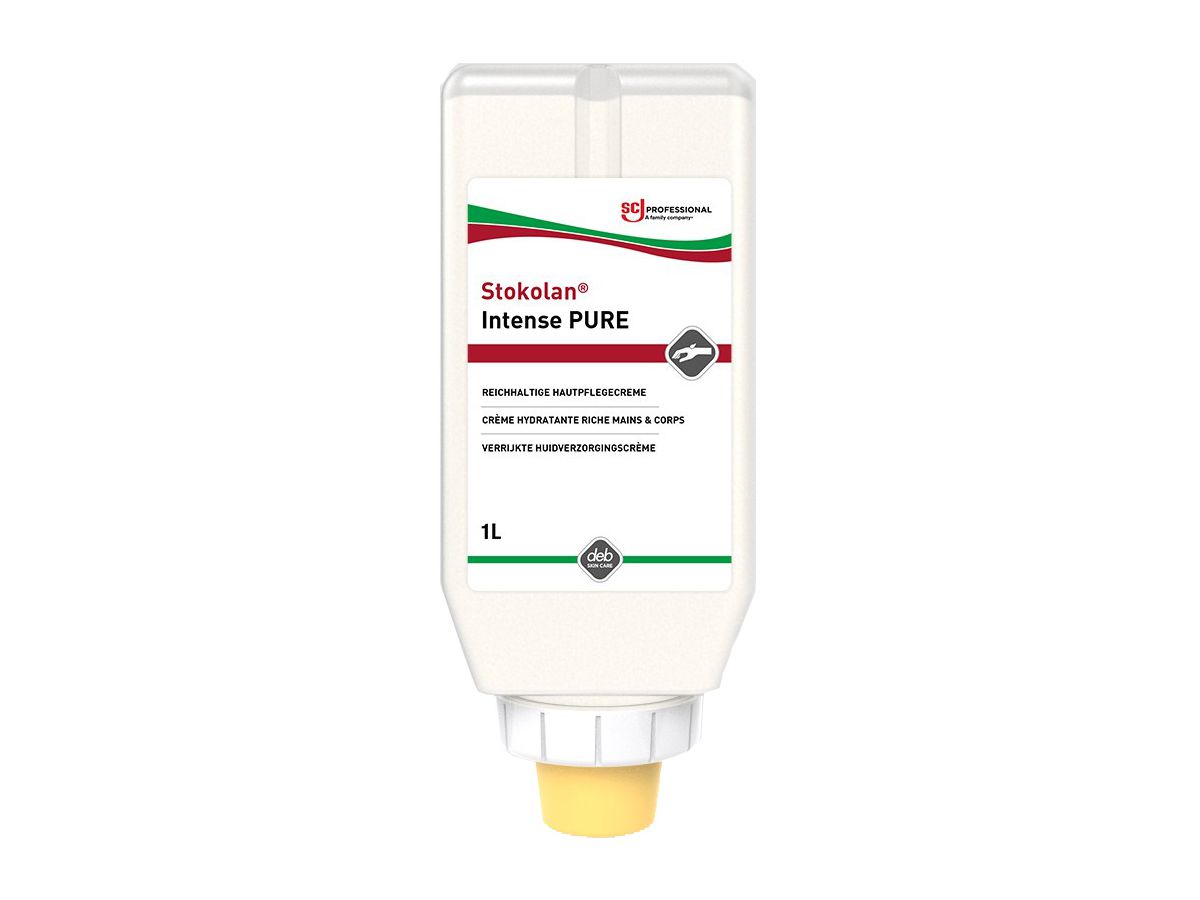 SC JOHNSON Hautpflegecreme Stokolan intense PURE, 1.000 ml Softfl. 99036430