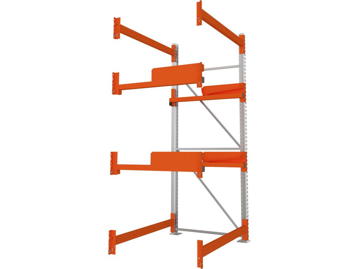 META Kabeltrommelregal Feldlast 4000kg Anbaufeld Verzinkt B1300Xt1100Xh2700 mm