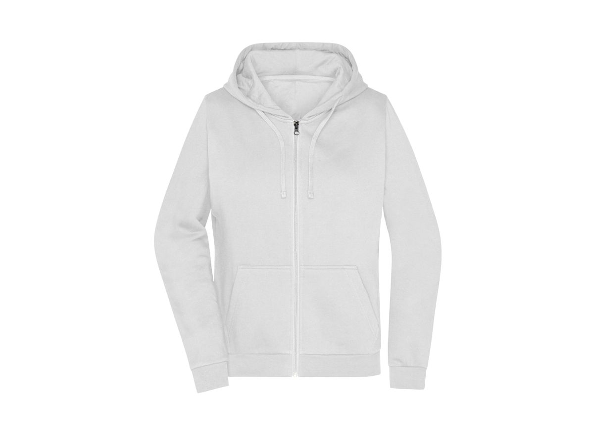 JN Promo Zip Hoody Lady JN755 80%BW/20%PES white Gr. L