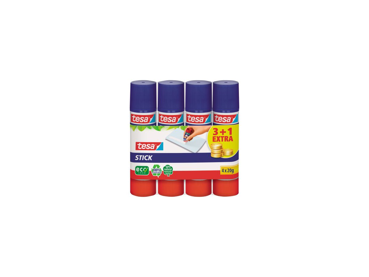 tesa Klebestift ecoLogo 57088-00200 20g 4 St./Pack.