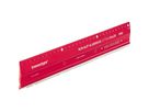 transotype Schneidelineal PRO 17803006 30x5cm Aluminium rot