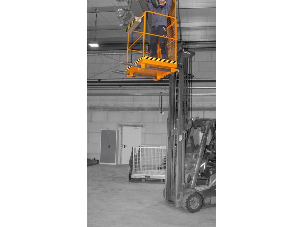 BAUER Sicherheitskorb Lackiert, Gelborange Siko-G,