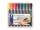 STAEDTLER Permanentmaker Lumocolor 352 WP8 2mm sortiert 8 St./Pack.