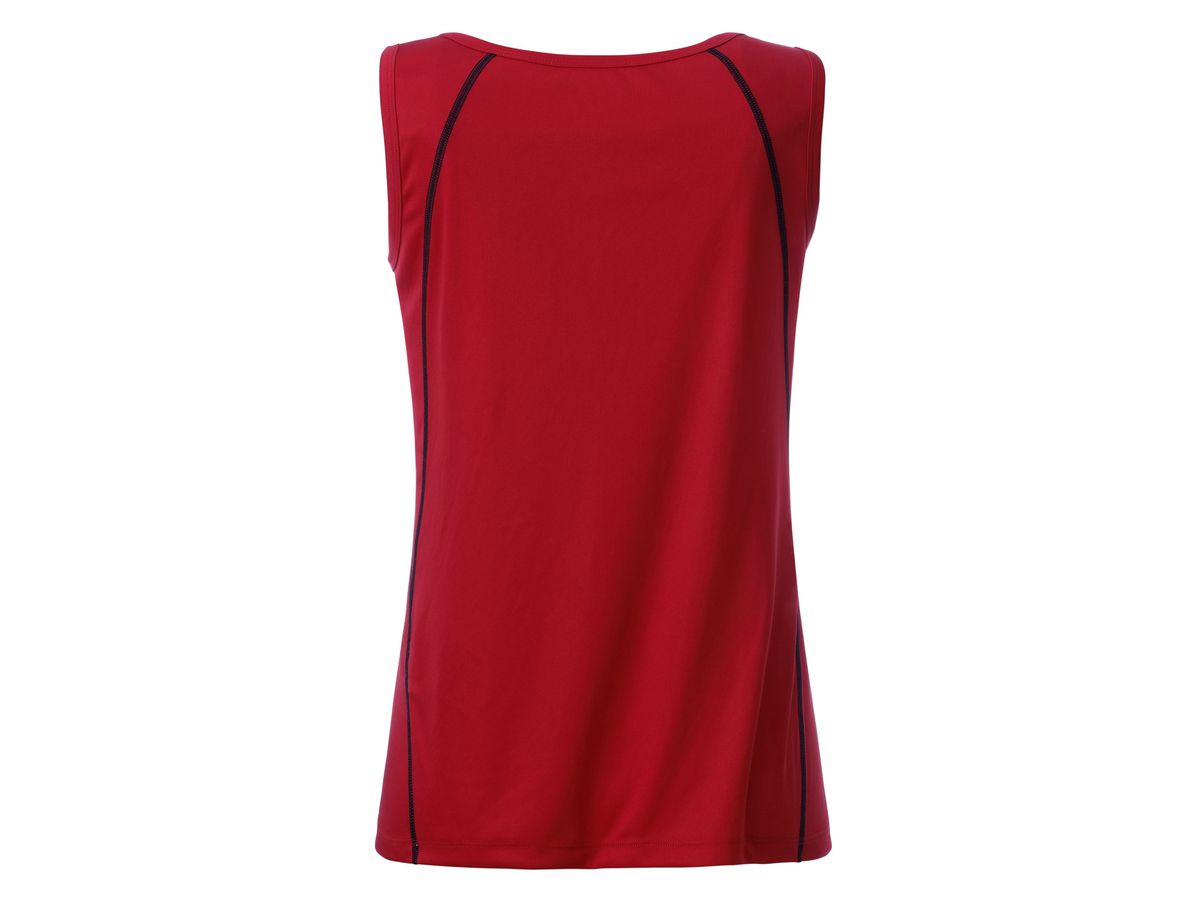 JN Ladies' Sports Tanktop JN493 red/black, Größe L