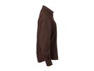 JN Ladies' Shirt Longsleeve Poplin JN677 brown, Größe L