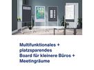Magnetoplan Moderationswand 11112101 75x120cm Filz grau