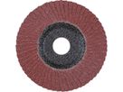 PFERD Fächerschleifscheibe Korund 125x22mm gewölbt K60