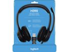 Logitech Headset 981-000406 H390 PC Stereo USB schwarz