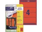 Avery Zweckform Ordneretikett L4766-20 61x192mm rt 80 St./Pack.
