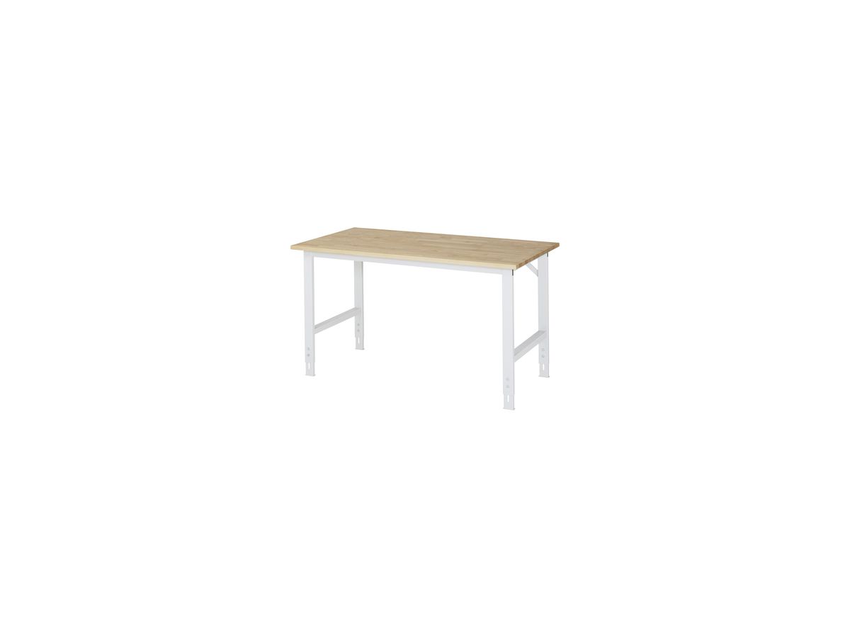 RAU Grundtisch 6030 RAL 7035 Buche 1500 x 800 mm