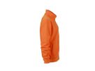 JN Workwear Sweat Jacket JN836 70%BW/30%PES, orange, Größe 2XL