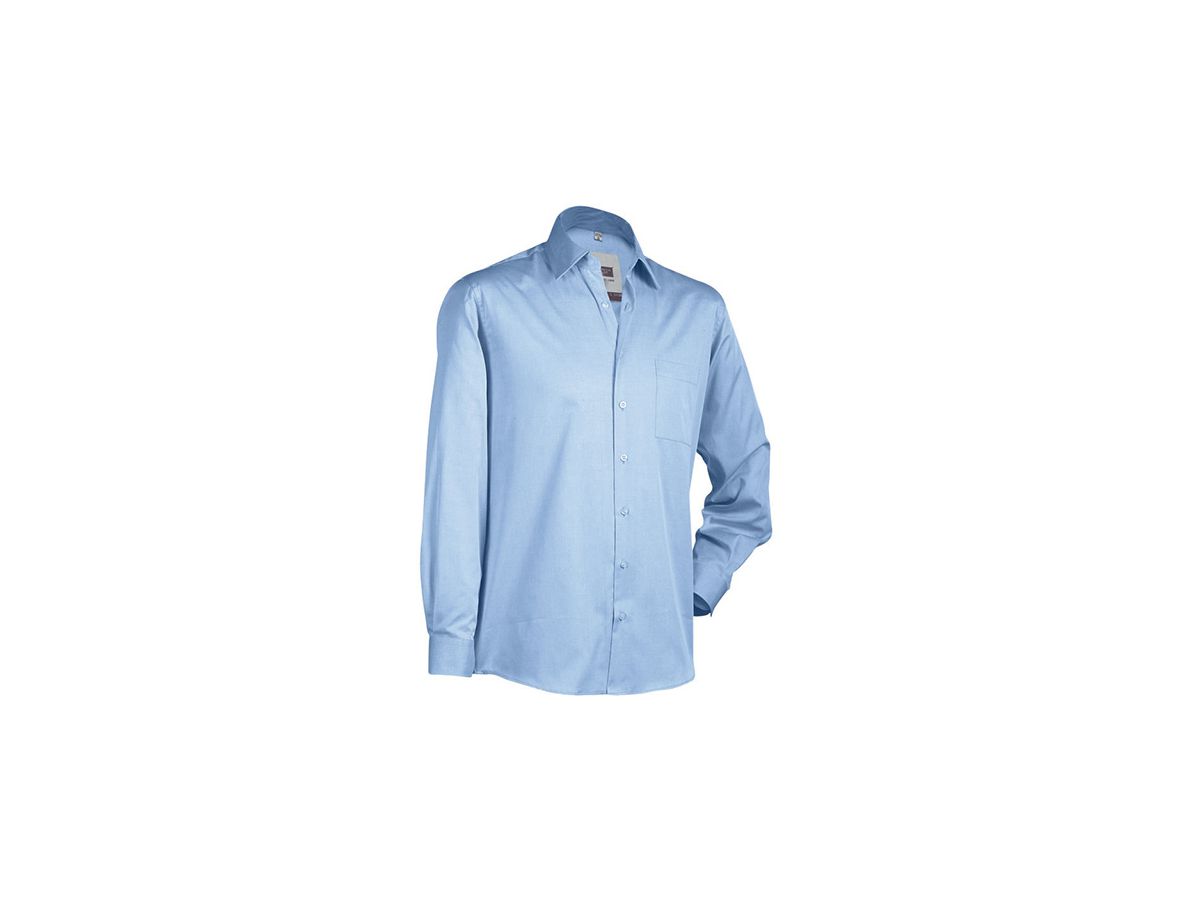 JN Business Shirt Long JN061 80%BW/20%PA, sky-blue, Größe 3XL