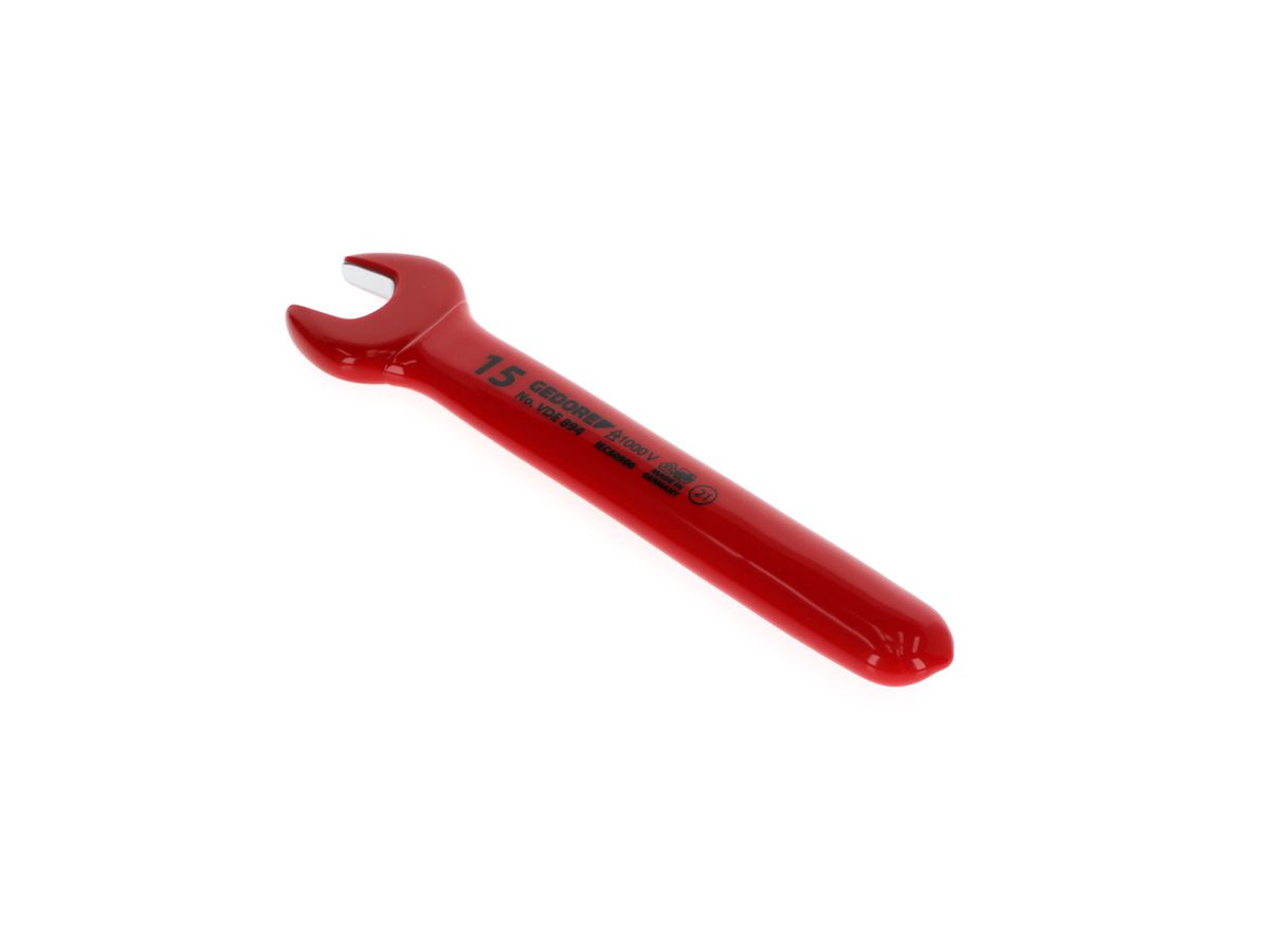 Open jaw wrench VDE 15mm Gedore