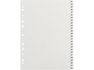 Soennecken Register 2119 DIN A4 1-52 volle Höhe PP weiß
