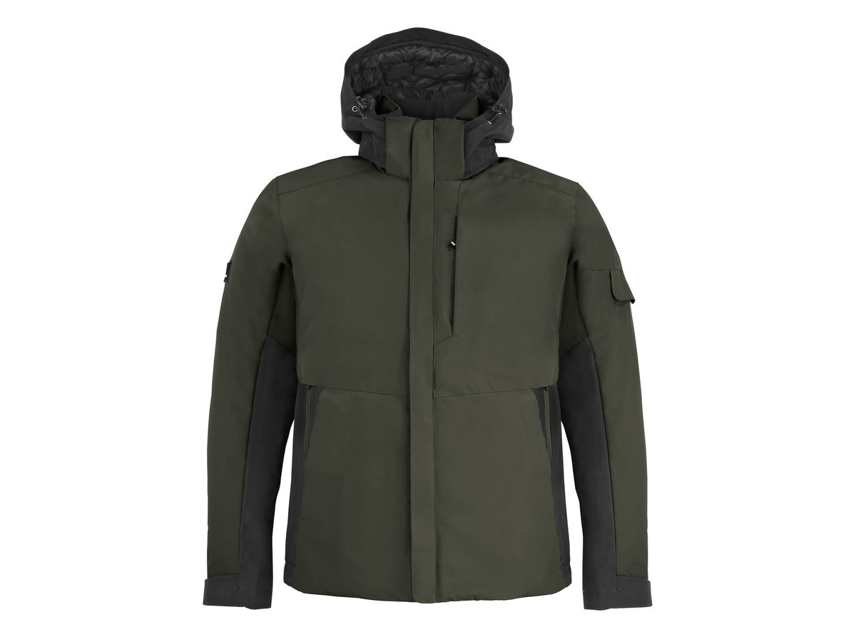 FHB Arbeitsjacke GEORG Primaloft 80101 oliv-schwarz, Gr. M