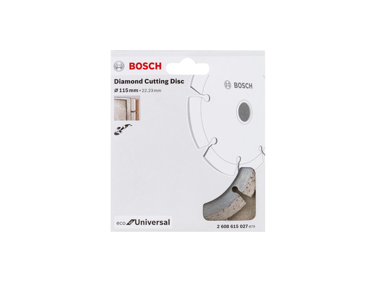BOSCH Diamanttrennscheibe ECO Universal 115 mm