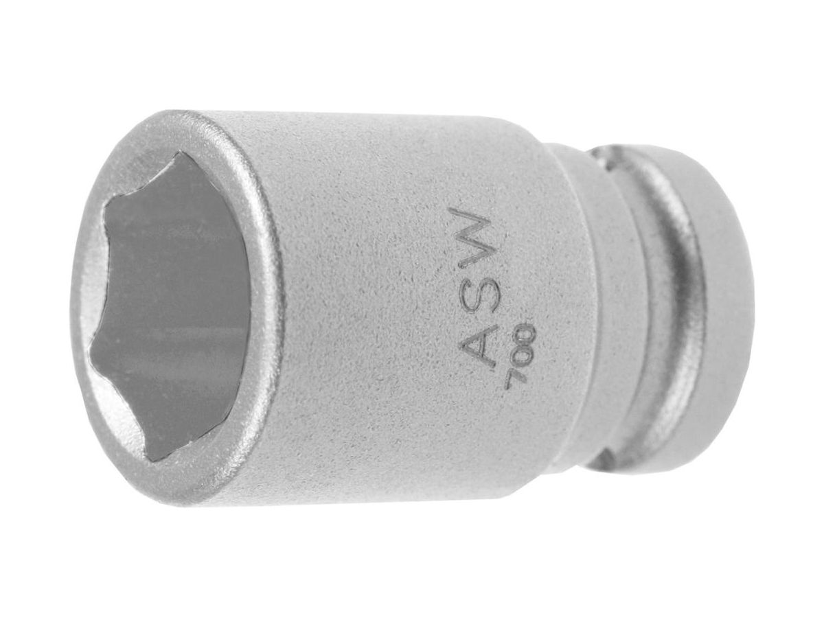 Power socket wrench 1/4" 13 mm ASW