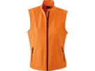 JN Ladies Softshell Vest JN1023 90%PES/10%EL, orange, Größe M