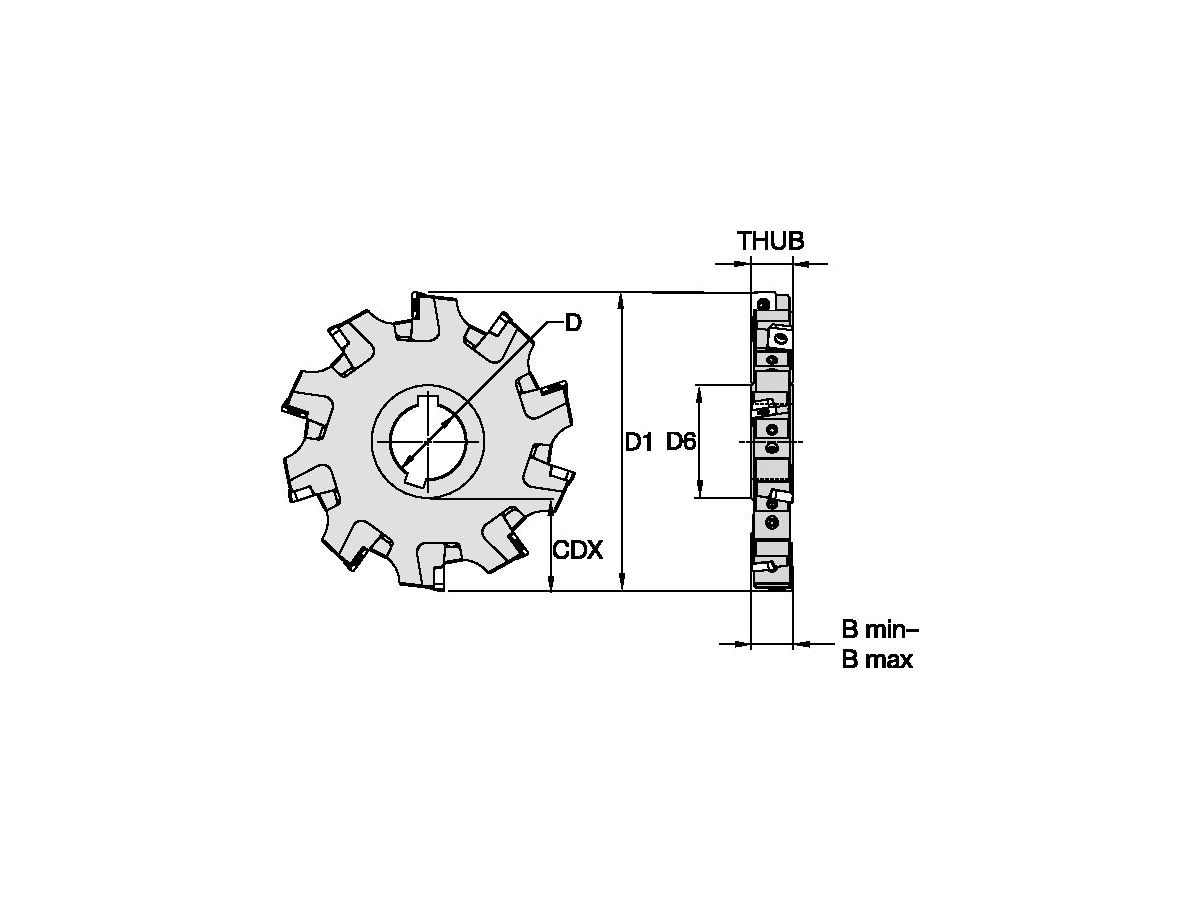 KENNAMETAL KSSS1200ASD43N709813 ISO-FRAESER