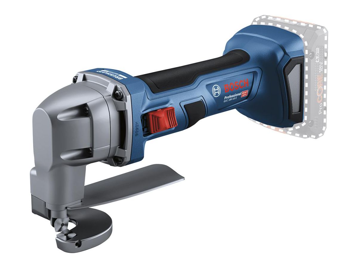 BOSCH Akku-Blechschere GSC 18V-16 E solo im Karton