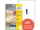 Avery Zweckform Etikett L4735REV-25 210x297mm weiß 25 St./Pack.