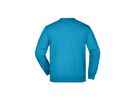 JN Round-Sweat Heavy Junior JN040K 80%BW/20%PES, turquoise, Größe M