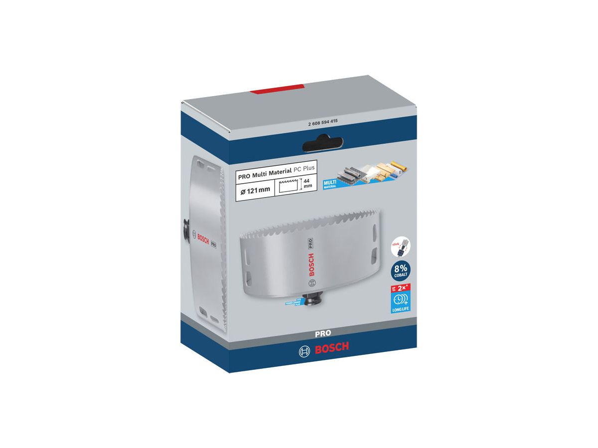 BOSCH PRO Lochsäge Multi Material 121 mm
