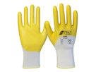 NITRAS Montage-Handschuh Sonne Nitril gelb