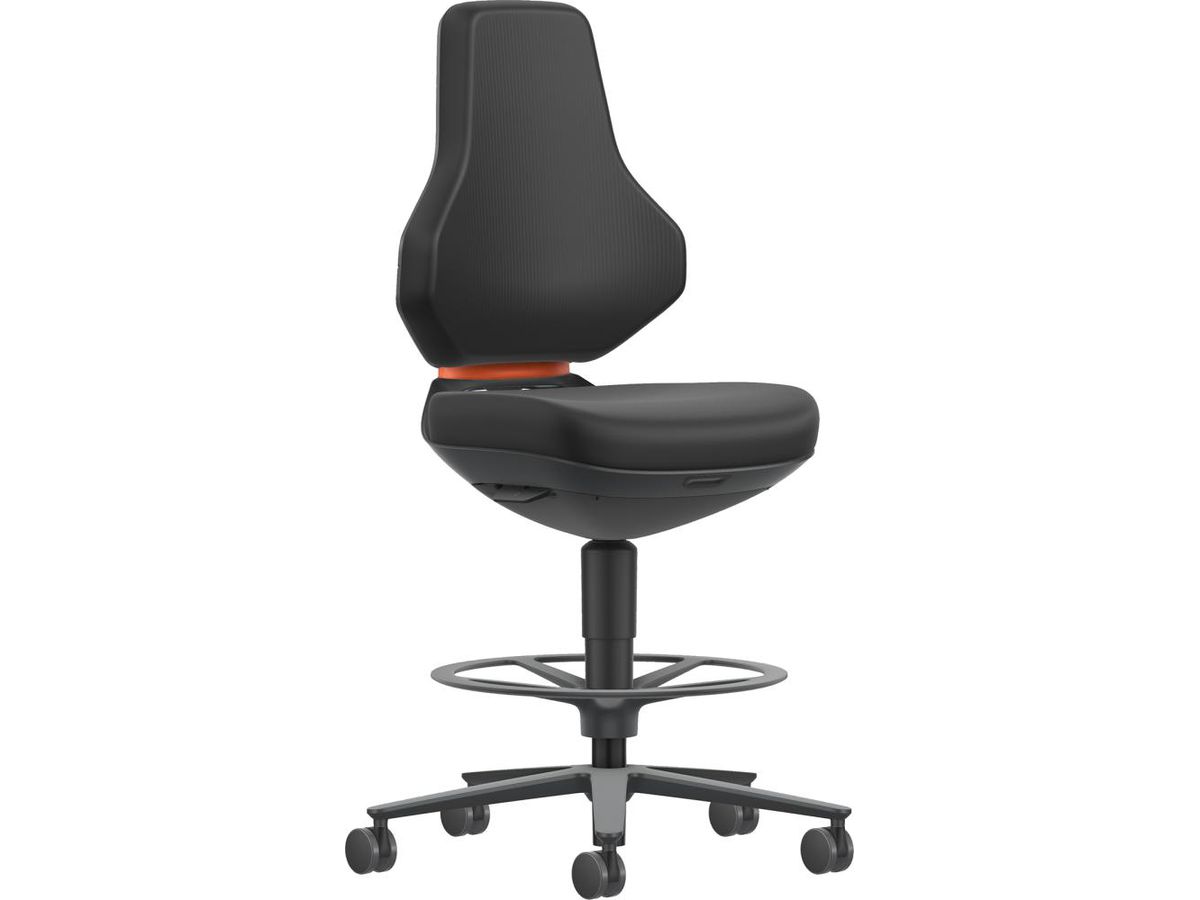 BIMOS Arbeitsstuhl Texon 4 anthrazit Sitzhöhe 570-850 mm