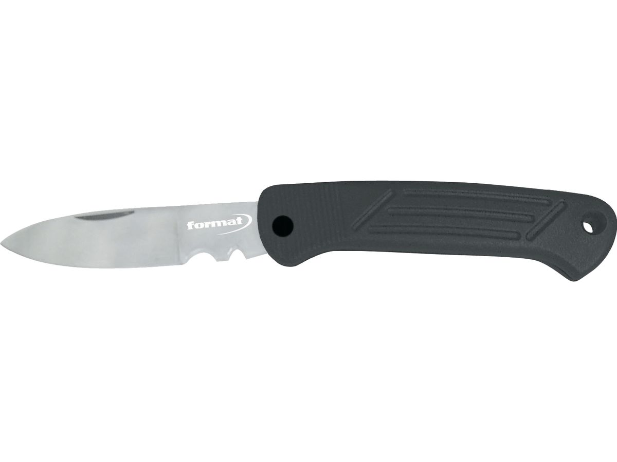 Cable knife 1pc 192 mm plast. grip FORMAT