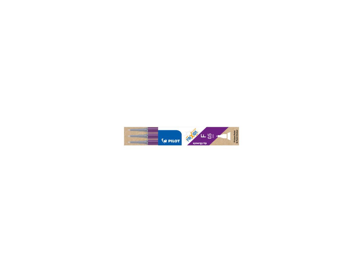 PILOT Tintenrollermine Frixion Point 2265008F 0,3mm vi 3 St./Pack.